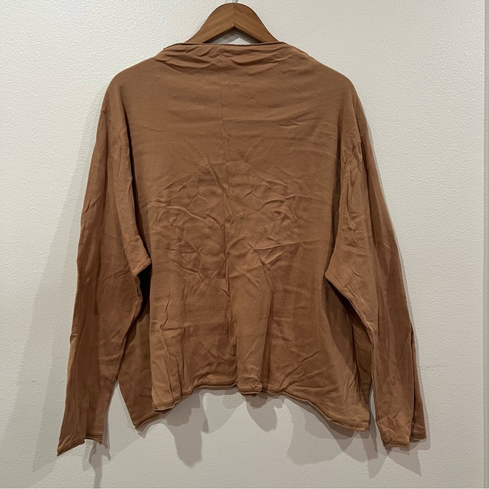 Elizabeth Suzann x Alabama Chanin Mock Neck Tee size 3X
